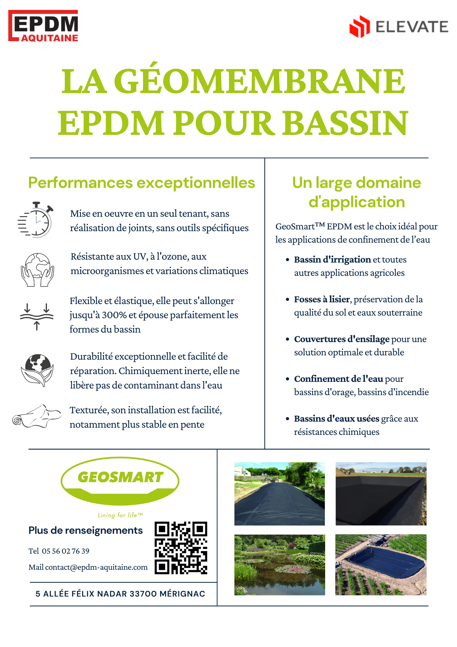 EPDM Bassin - Epdm Aquitaine